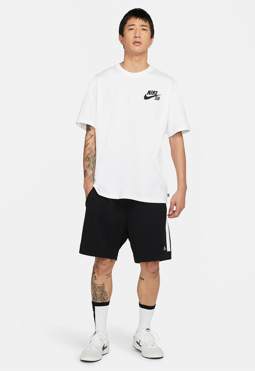 Nike - Nike SB Logo Skate T-Shirt- White/Black