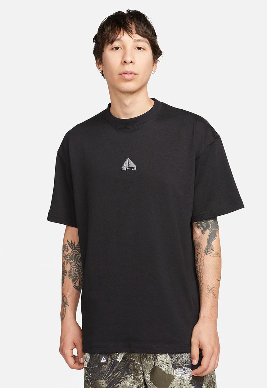 Nike -  ACG  T-Shirt - Black/Ltskgy