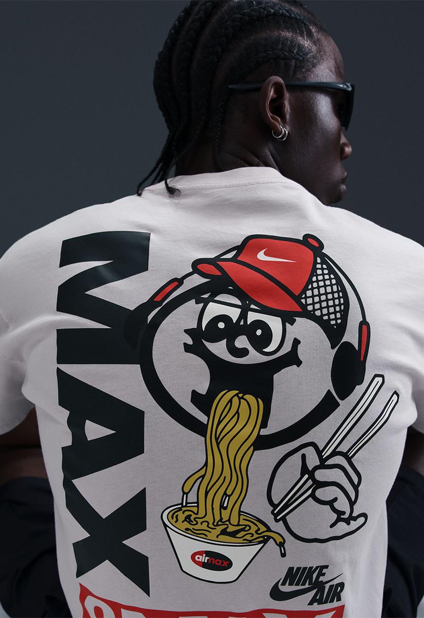 Nike - NSW  M90 OC Sole Food Max Snax Tee - Ecru