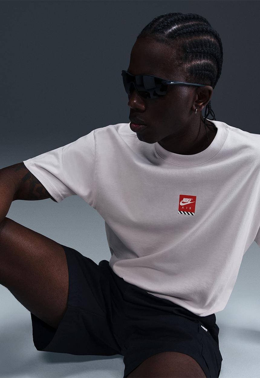 Nike - NSW  M90 OC Sole Food Max Snax Tee - Ecru