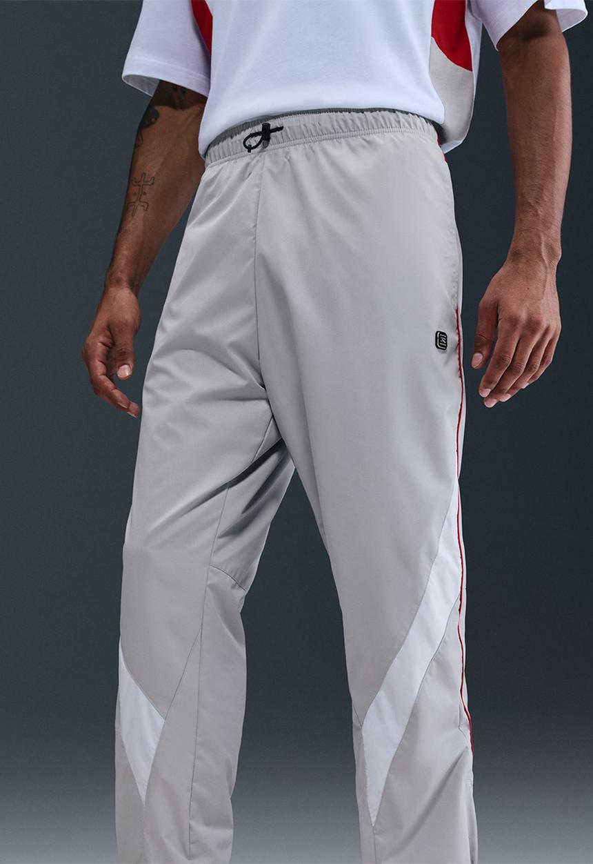 NSW Woven Pant Shox - Grey Fog/White/University Red