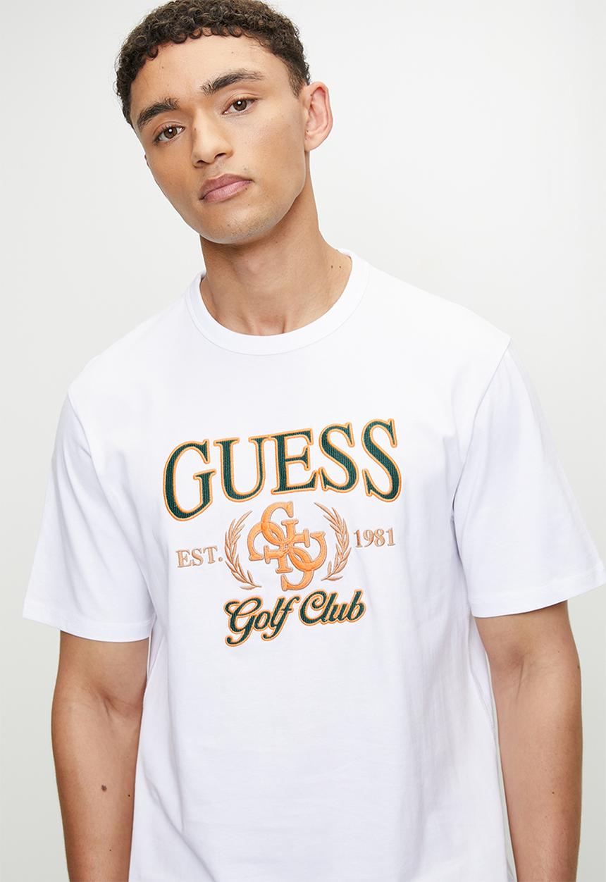 GUESS - Ss Cn Guess 4G Tee - Pure White