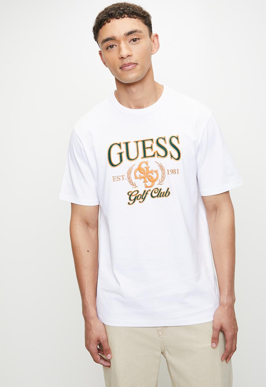GUESS - Ss Cn Guess 4G Tee - Pure White