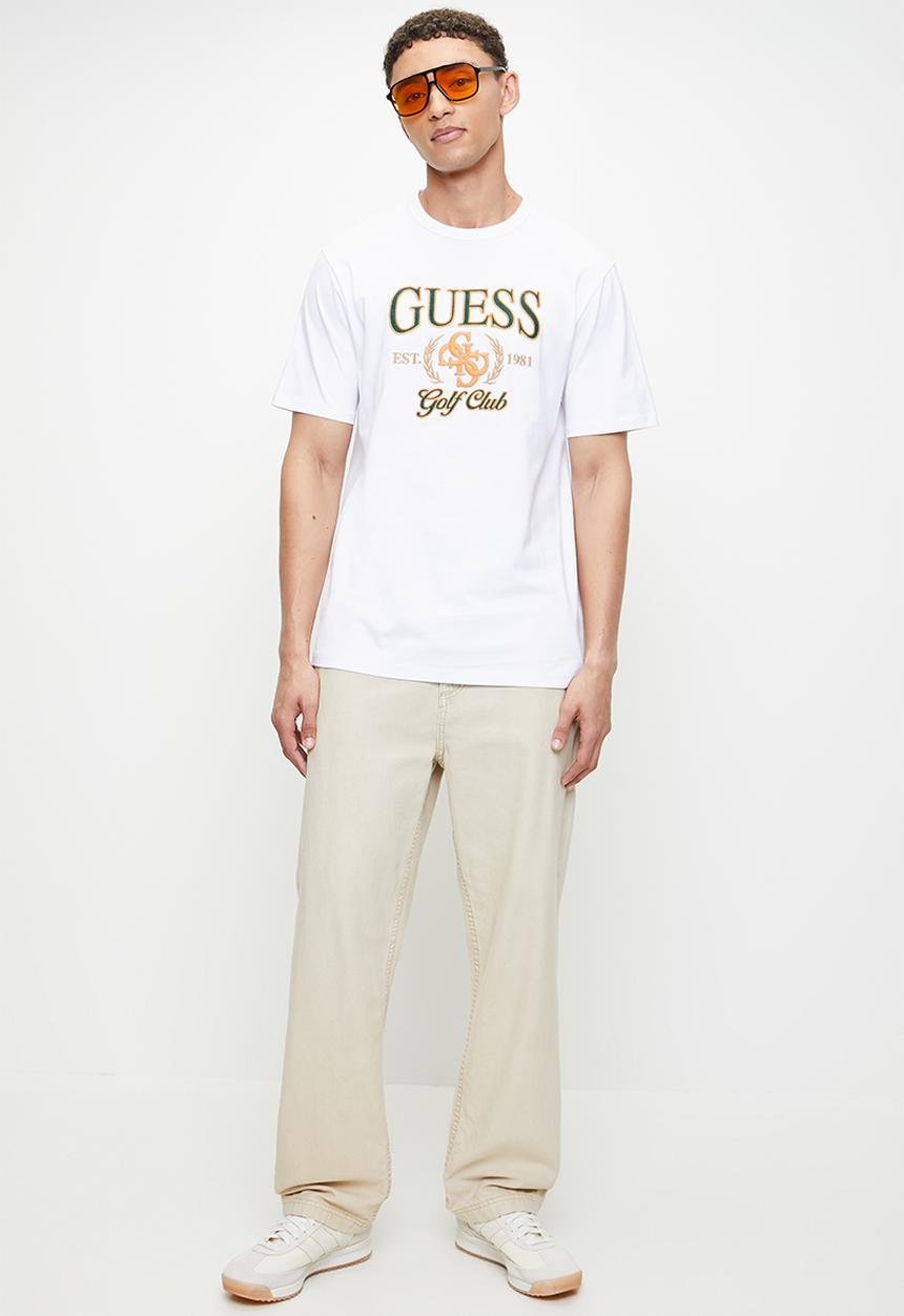 GUESS - Ss Cn Guess 4G Tee - Pure White