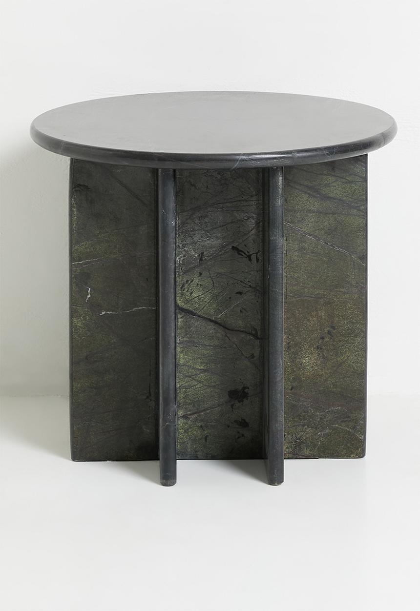 Sixth Floor - Titus Large Side Table - Forest Marble