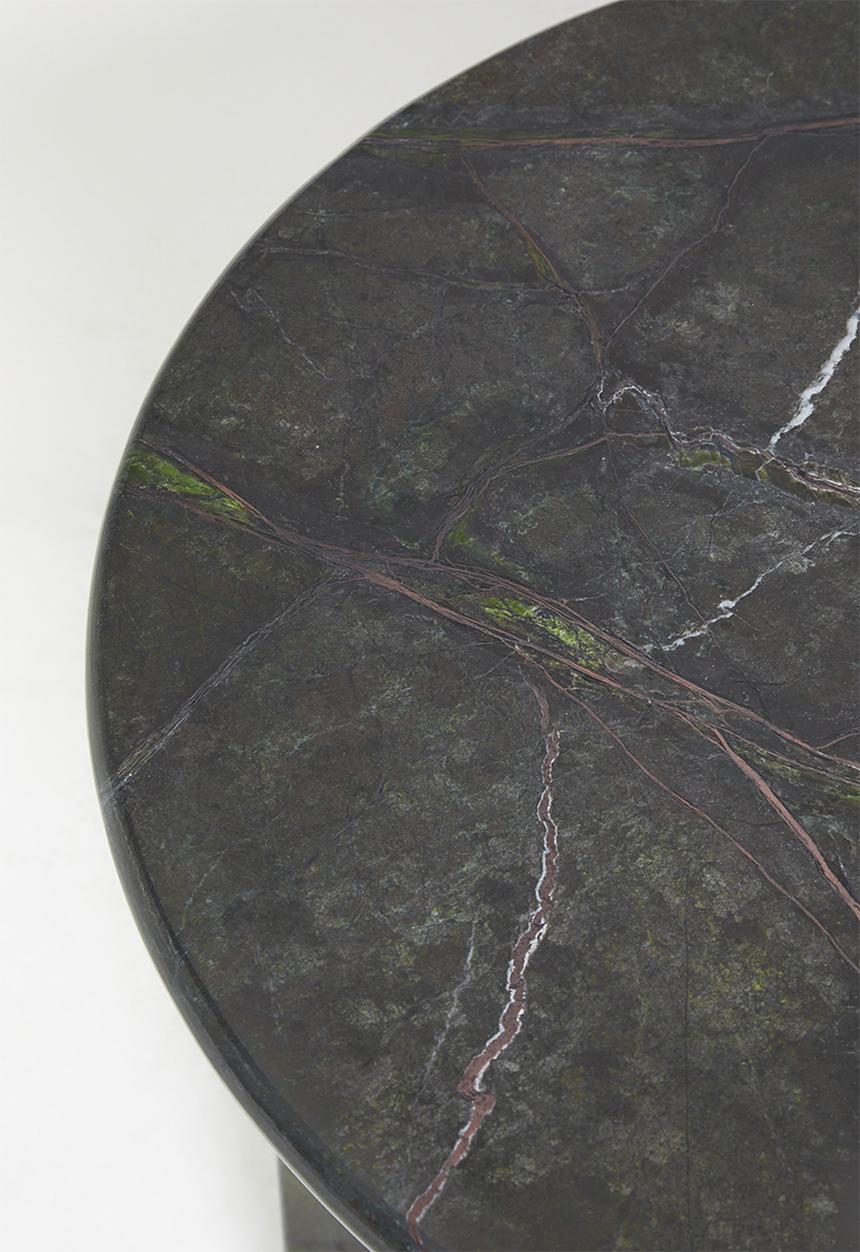 Sixth Floor - Titus Large Side Table - Forest Marble