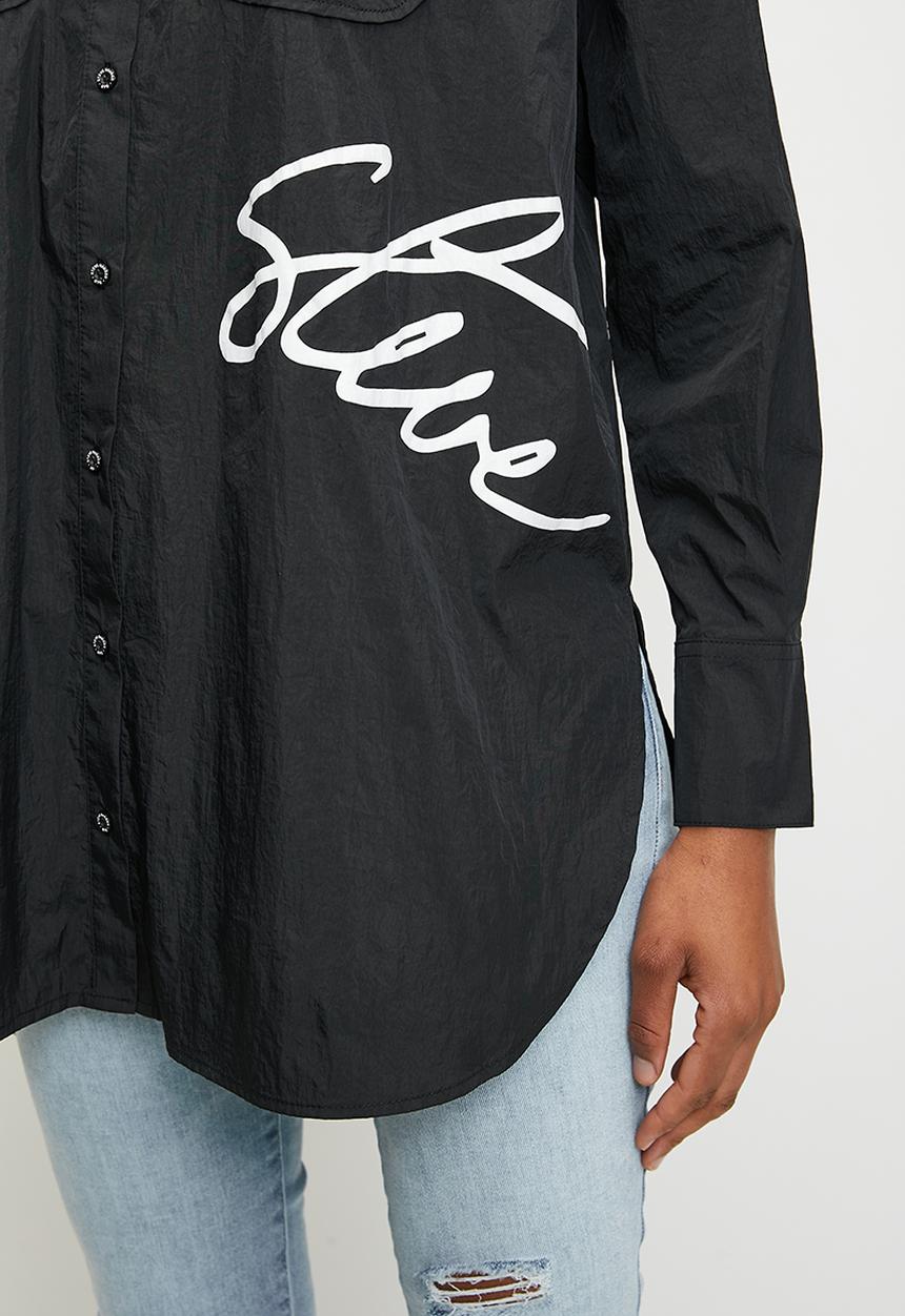 Steve Madden - Ladies Ophelia Oversized Shirt - black
