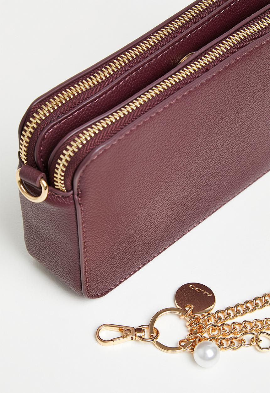 ALDO - Ggaby crossbody bag - burgundy