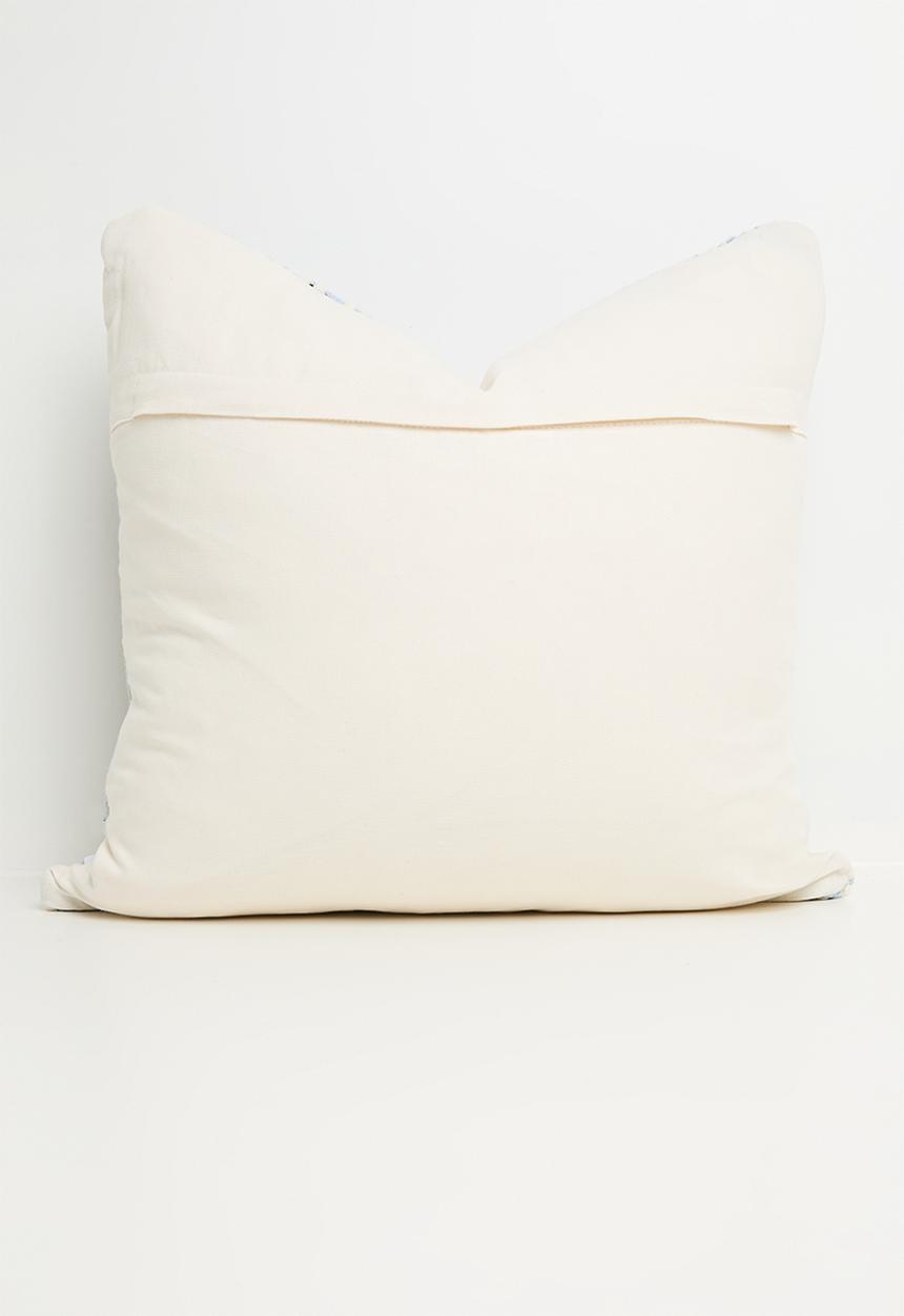 Sixth Floor - Oceana woven cushion cover - blue