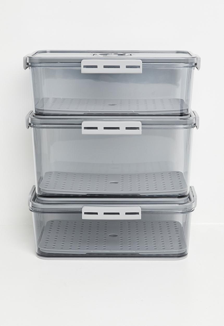 Maisonware - FreshKeep Smart Storage Container with Draining Basket 3.75L