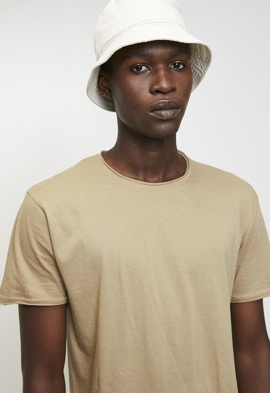 Brave Soul - Crew Neck T-shirt - Stone