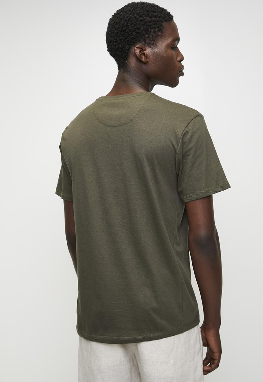 Brave Soul - Crew Neck T-shirt - Khaki