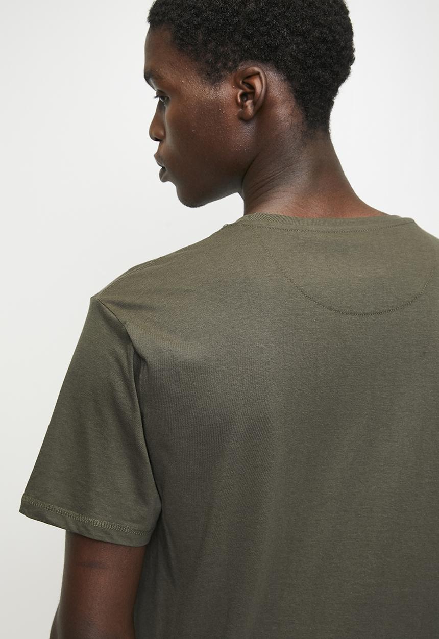 Brave Soul - Crew Neck T-shirt - Khaki