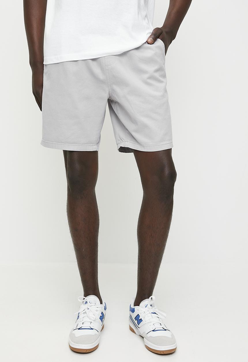 Brave Soul - Cotton Twill Short - Grey