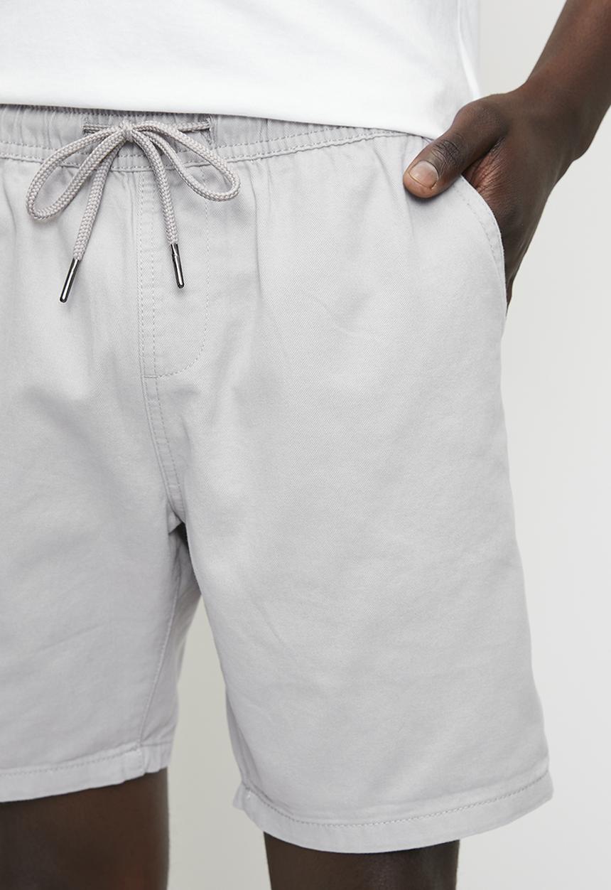 Brave Soul - Cotton Twill Short - Grey