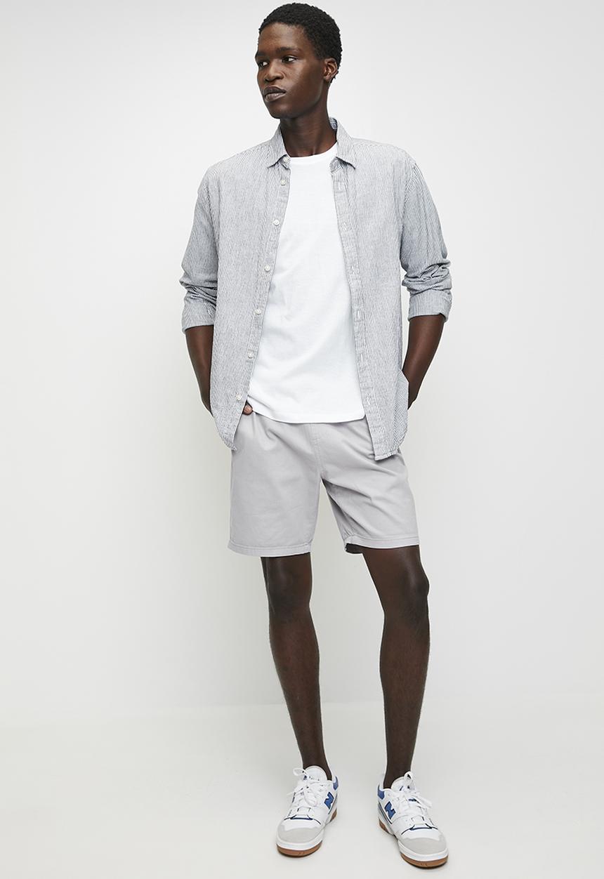 Brave Soul - Crew Neck T-shirt - Optic White