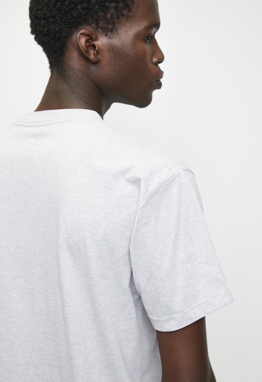 Vans - Left Chest Ss - Light Grey Heather