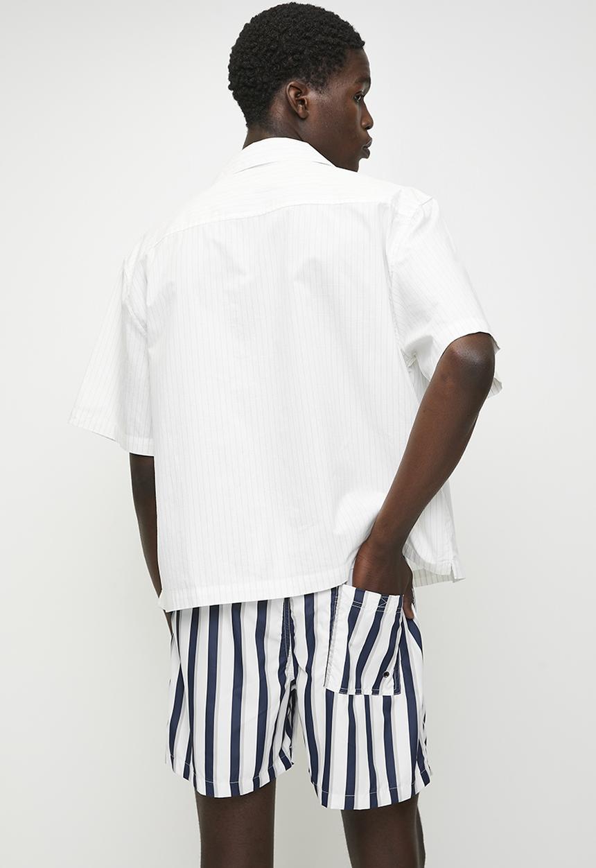 Brave Soul - Stripe Printed Swimshorts - Multi