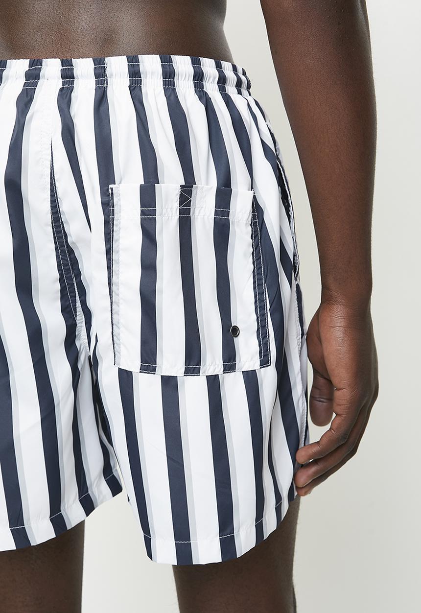 Brave Soul - Stripe Printed Swimshorts - Multi