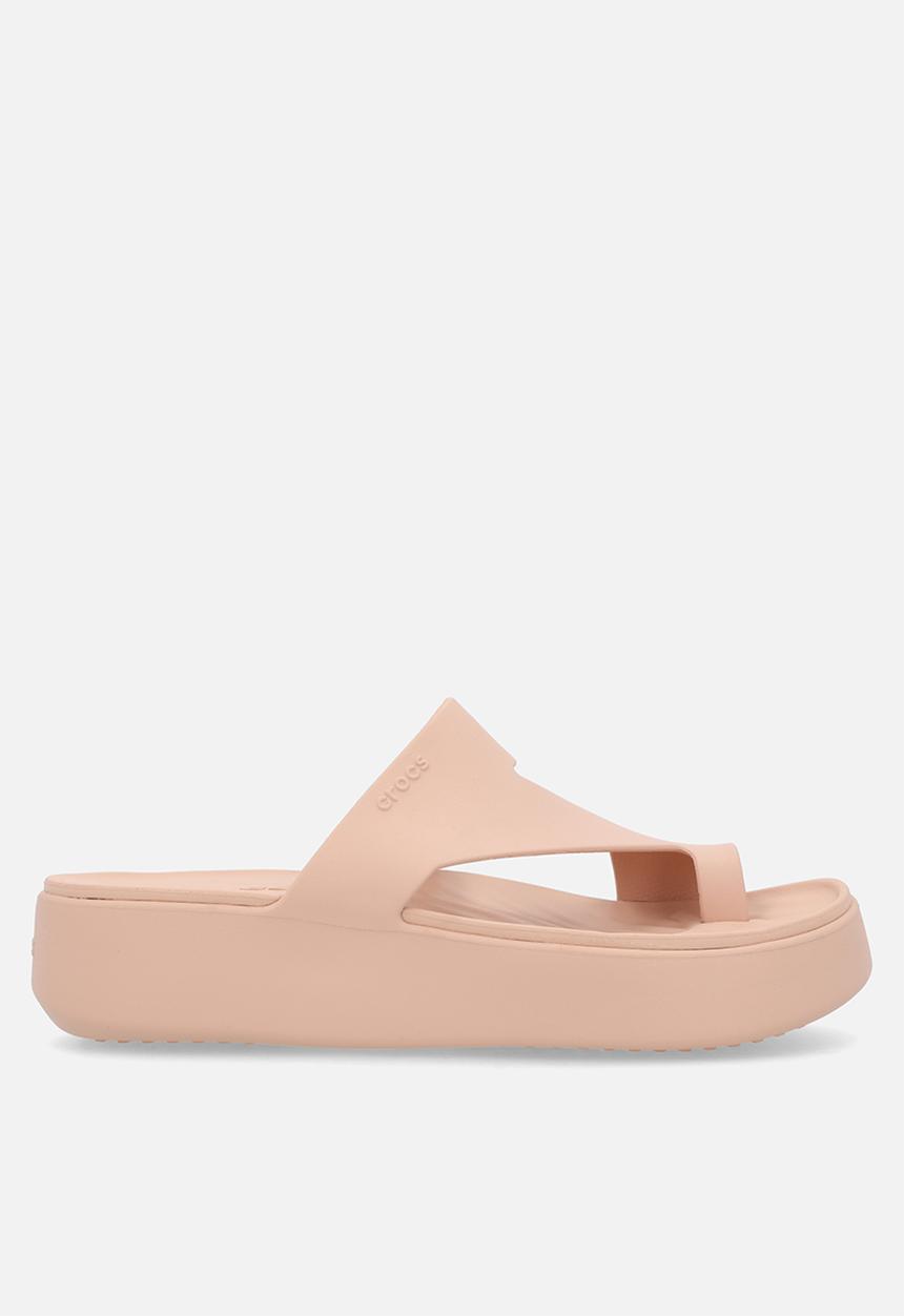 Crocs - Getaway way platform toe loop - pink caramel