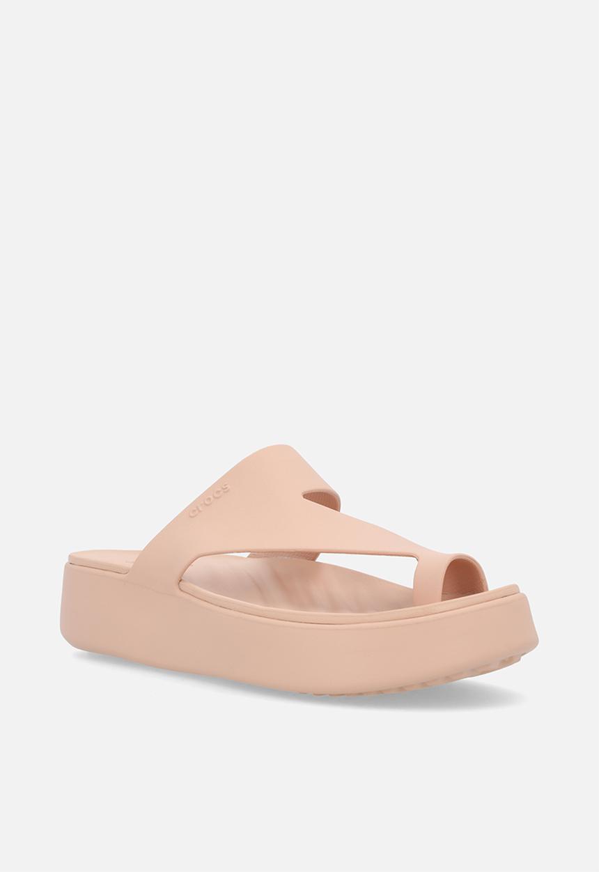 Crocs - Getaway way platform toe loop - pink caramel
