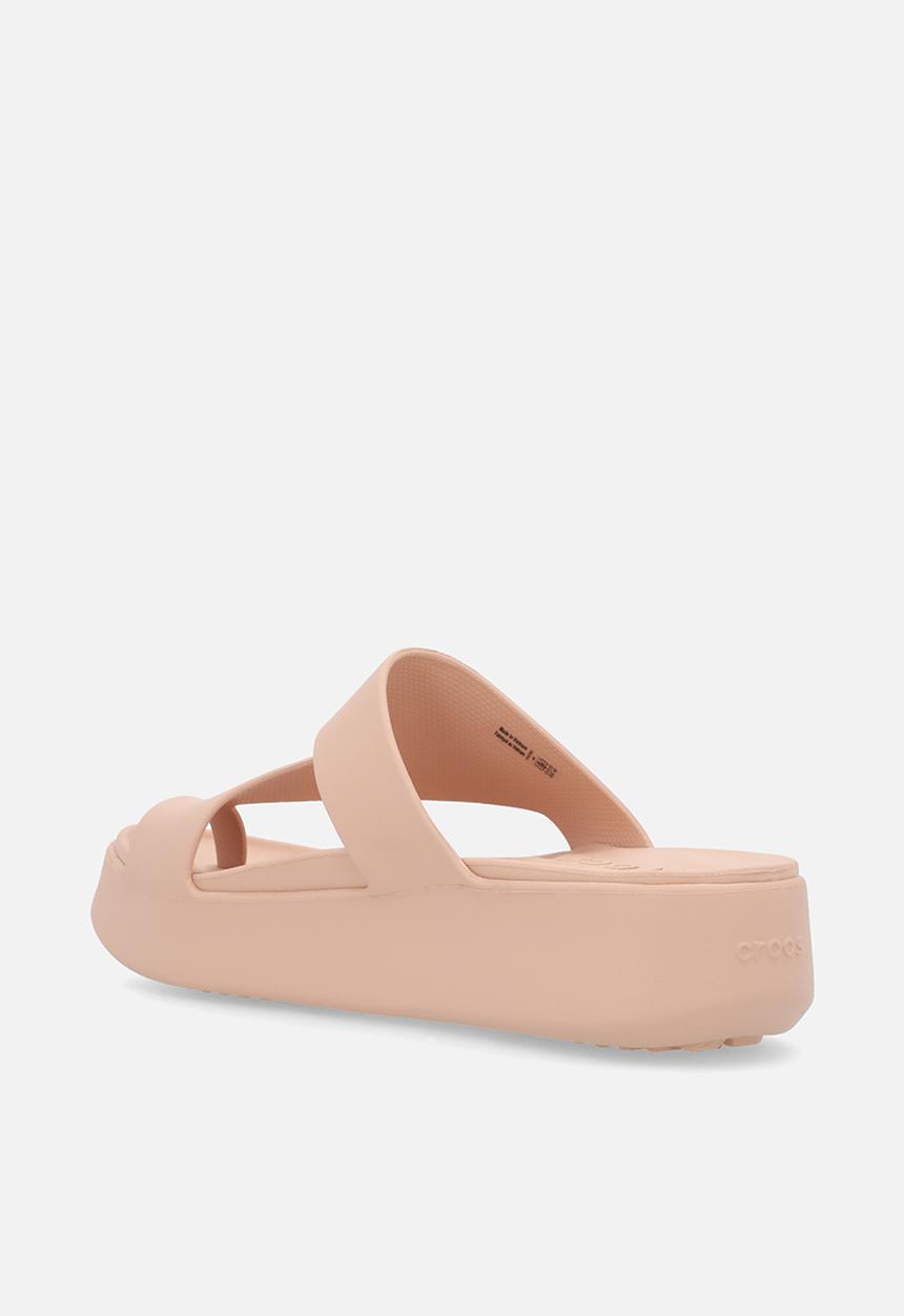 Crocs - Getaway way platform toe loop - pink caramel