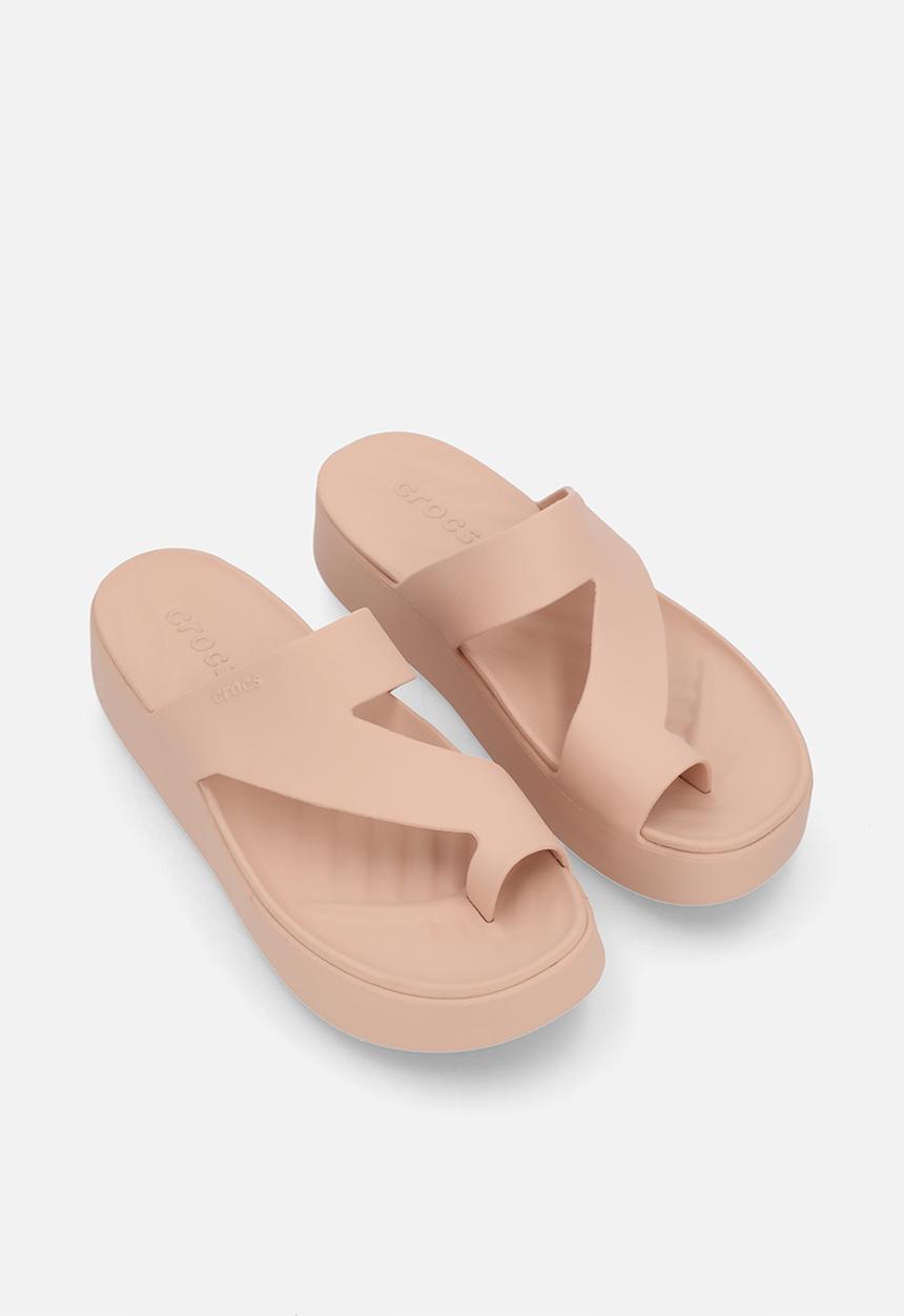 Crocs - Getaway way platform toe loop - pink caramel