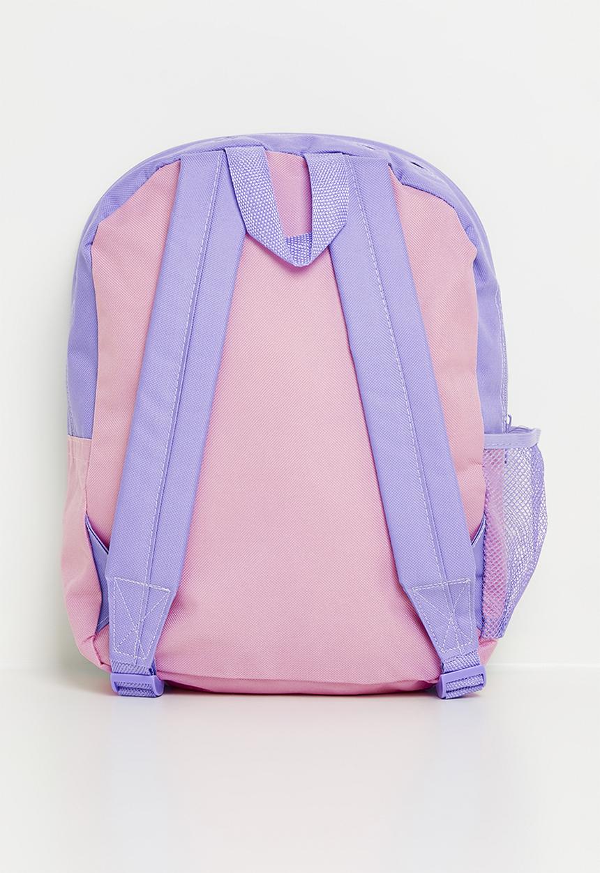 Character Group - Meowmaid 3d embossed backpack - pink & aqua blue