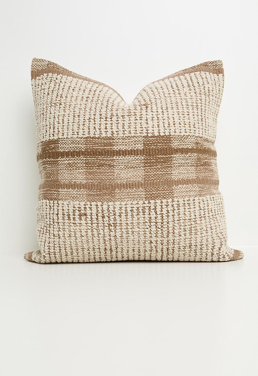 Sixth Floor - Rus woven cushion cover -  Rust