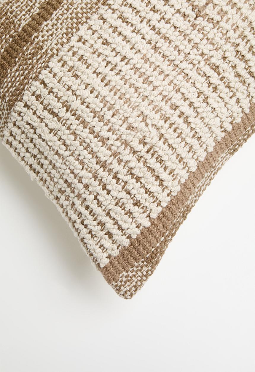 Sixth Floor - Rus woven cushion cover -  Rust
