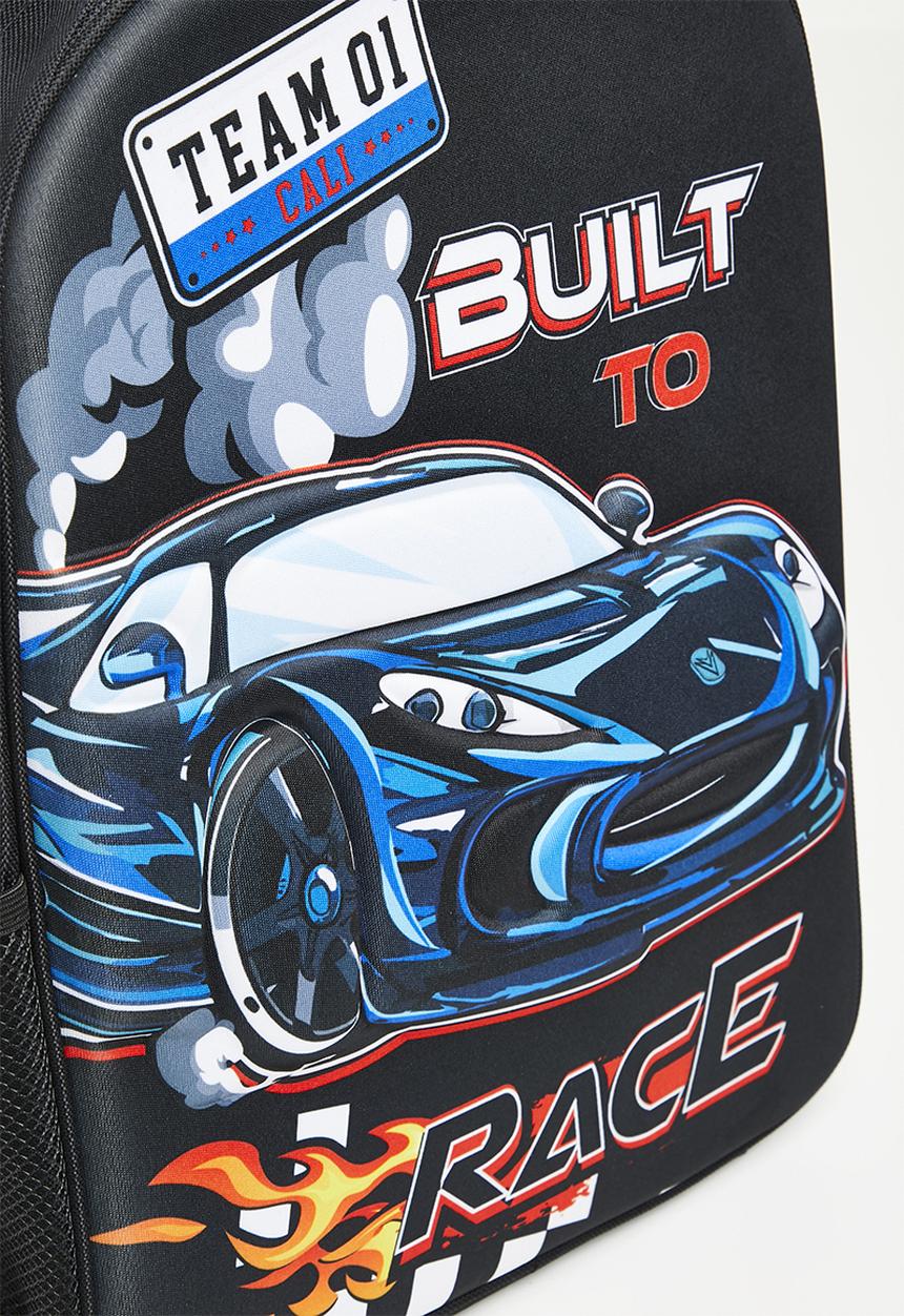 Character Group - Racer 3d embossed backpack - black