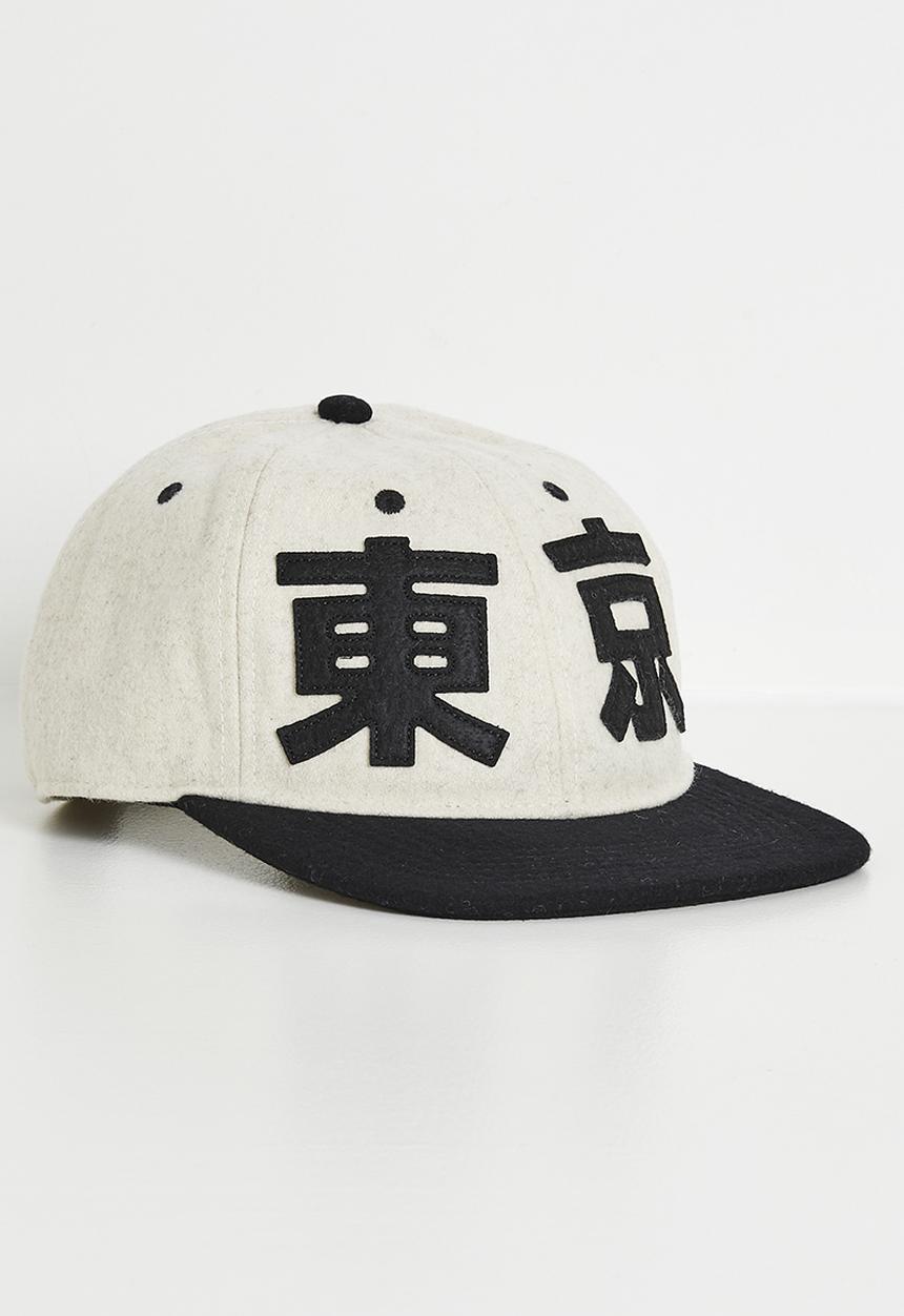 Cotton On - 6 Panel Ball Cap - Bone/Black