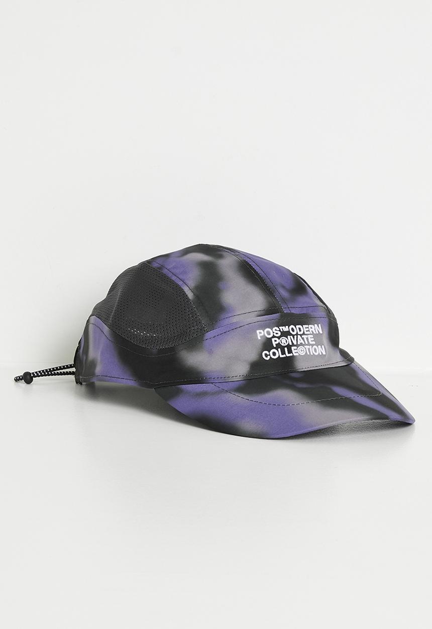 Cotton On - Runner Panel Cap - Black/Purple
