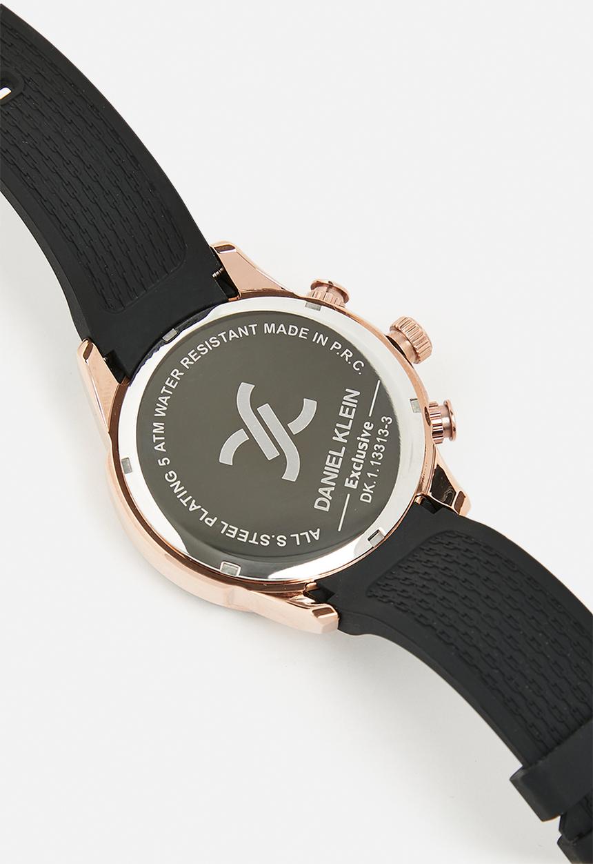 Daniel Klein - DK113313-3- rose gold/black