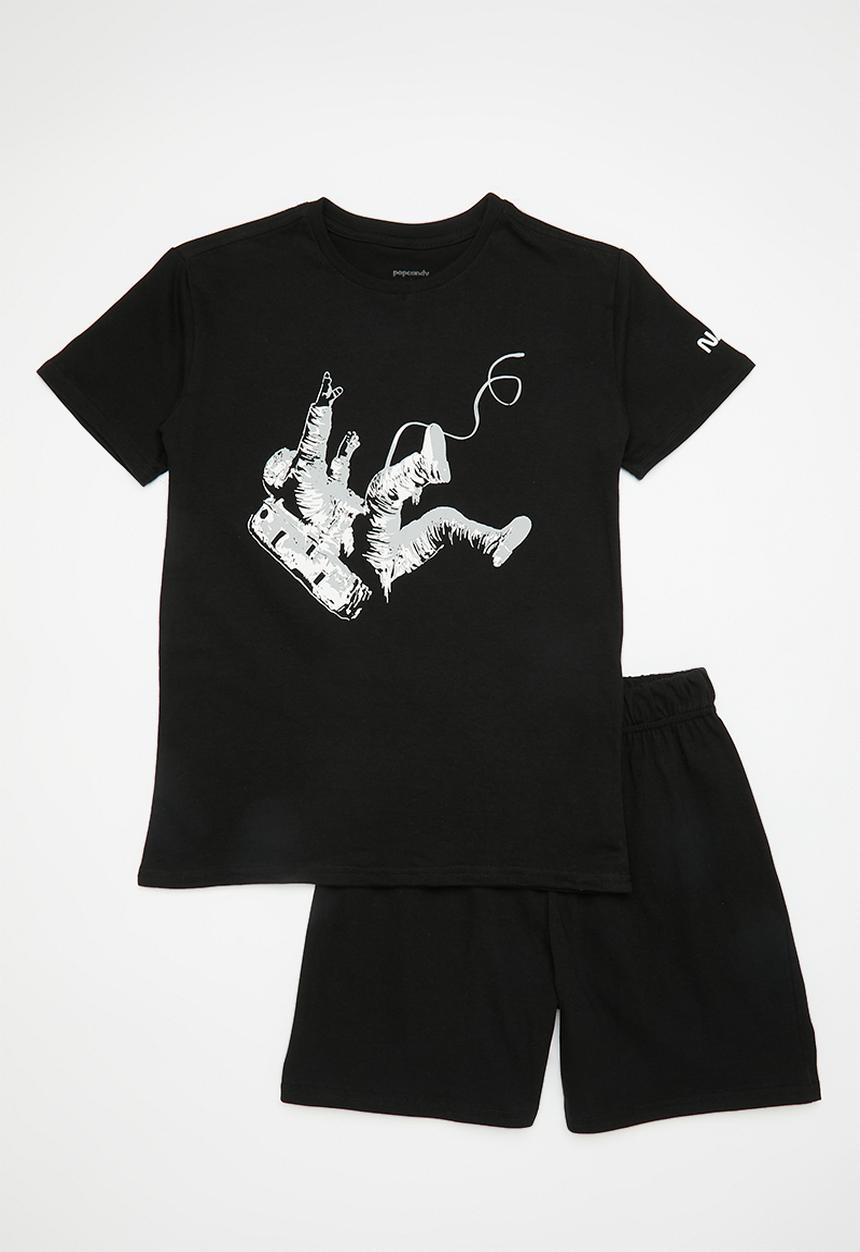 Pop Candy - Nasa pj set - black