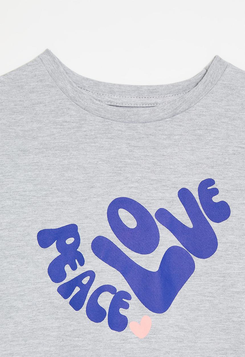 Pop Candy - Printed tee - grey