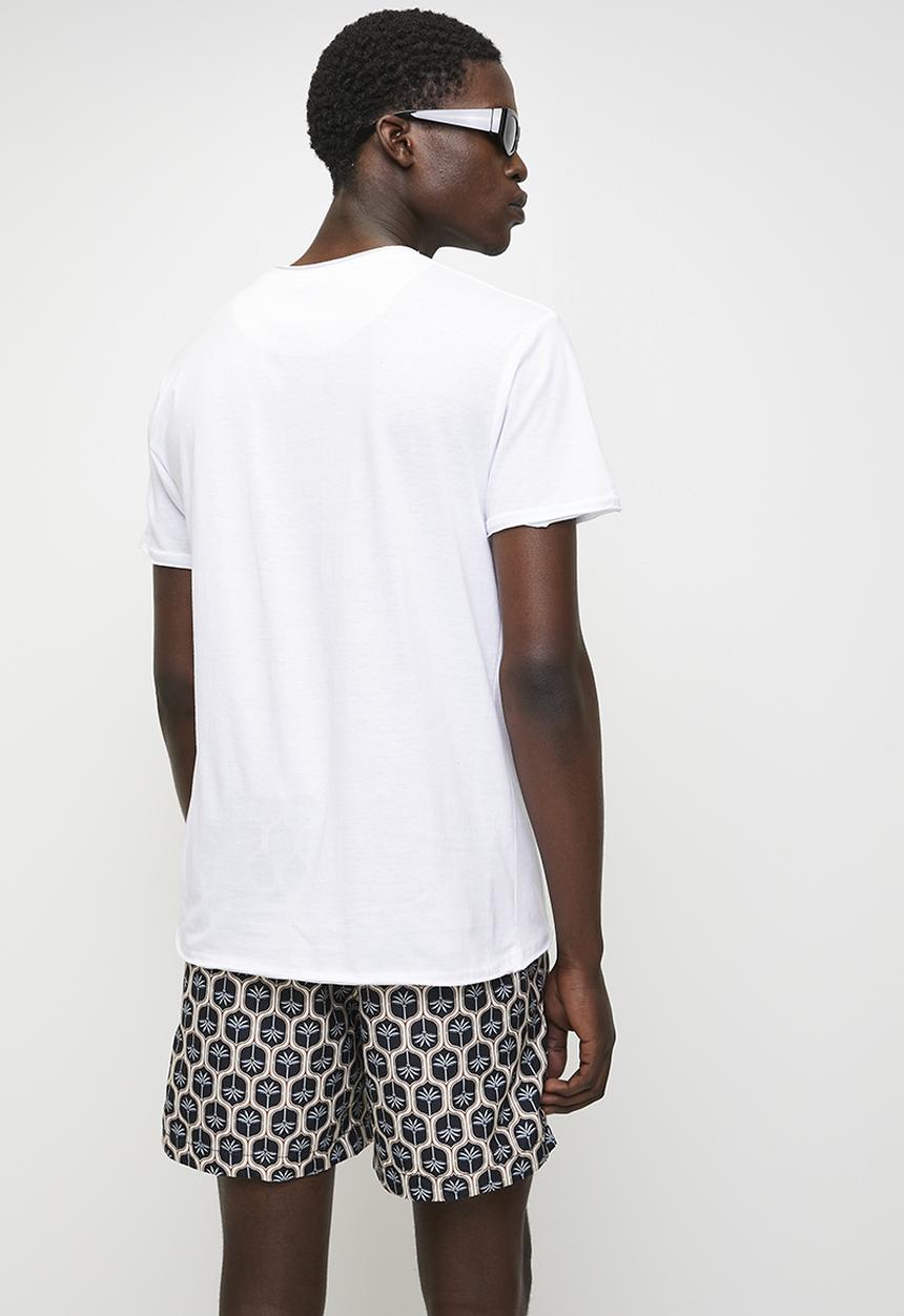 Brave Soul - Crew Neck T-shirt - White