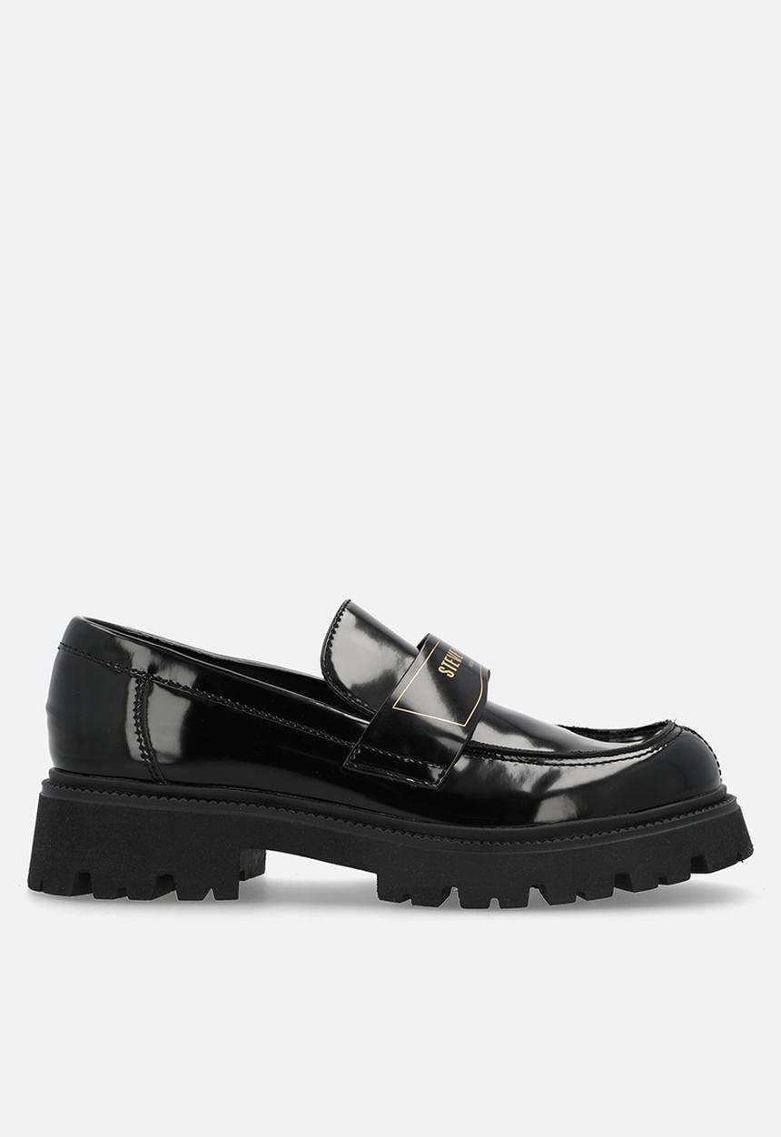Steve Madden - File-away loafer  - blk box lea
