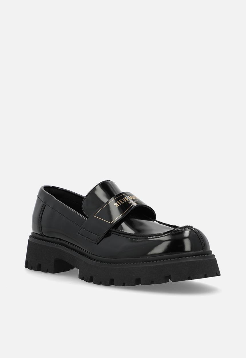 Steve Madden - File-away loafer  - blk box lea