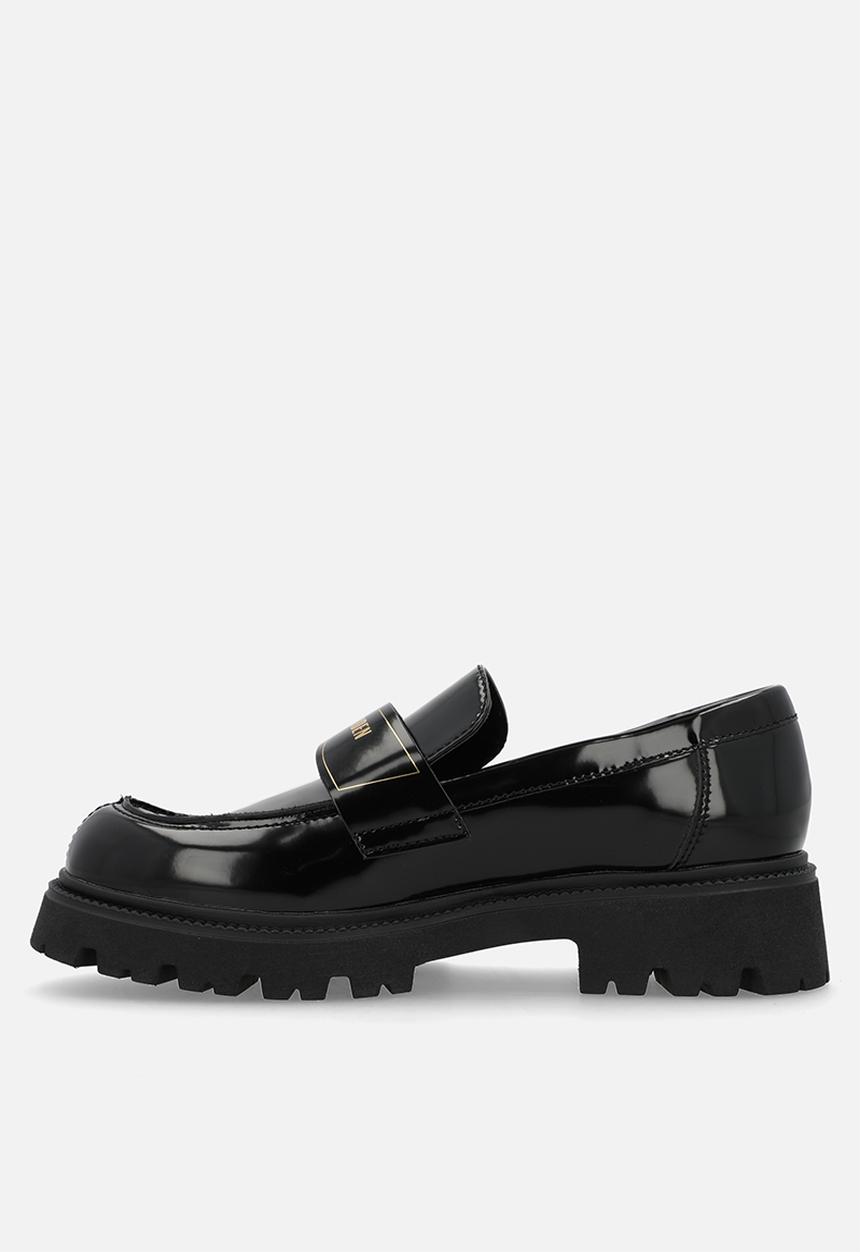 Steve Madden - File-away loafer  - blk box lea