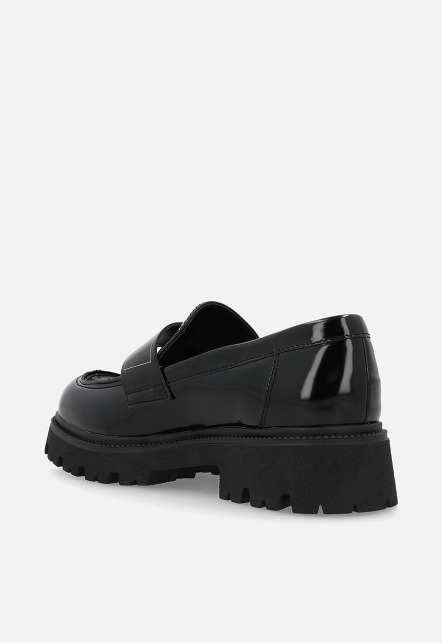 Steve Madden - File-away loafer  - blk box lea