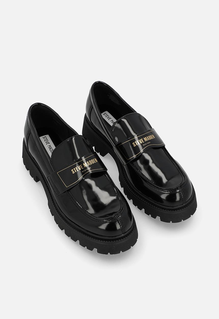 Steve Madden - File-away loafer  - blk box lea