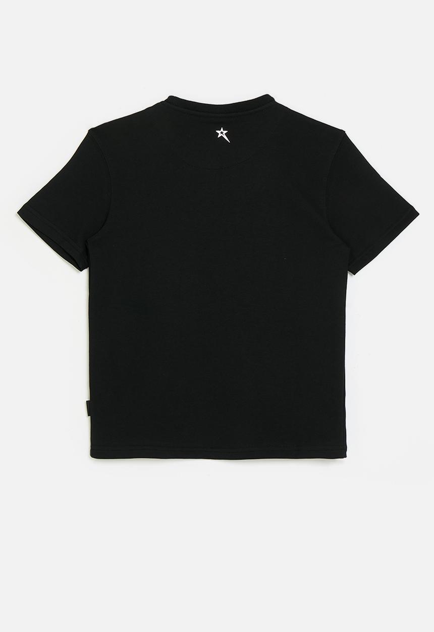 SOVIET - Boys crew neck tee box fit - black