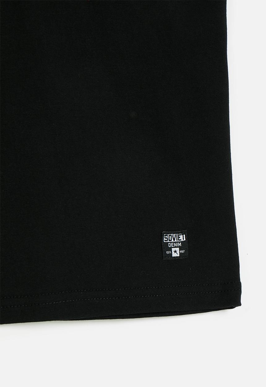 SOVIET - Boys fashion t-shirt box fit - black