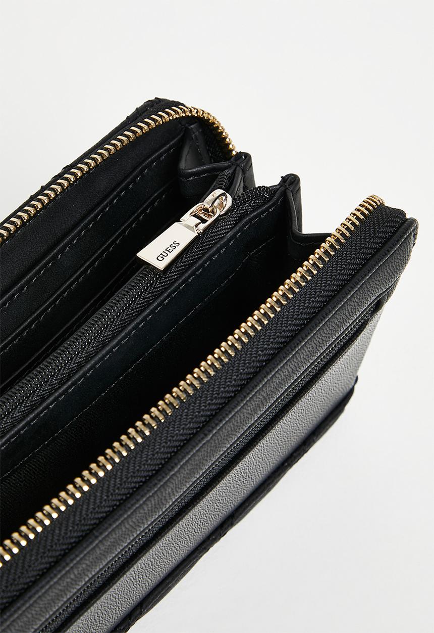 GUESS - Giully Ii Sling Large Zip Around Bag- Black
