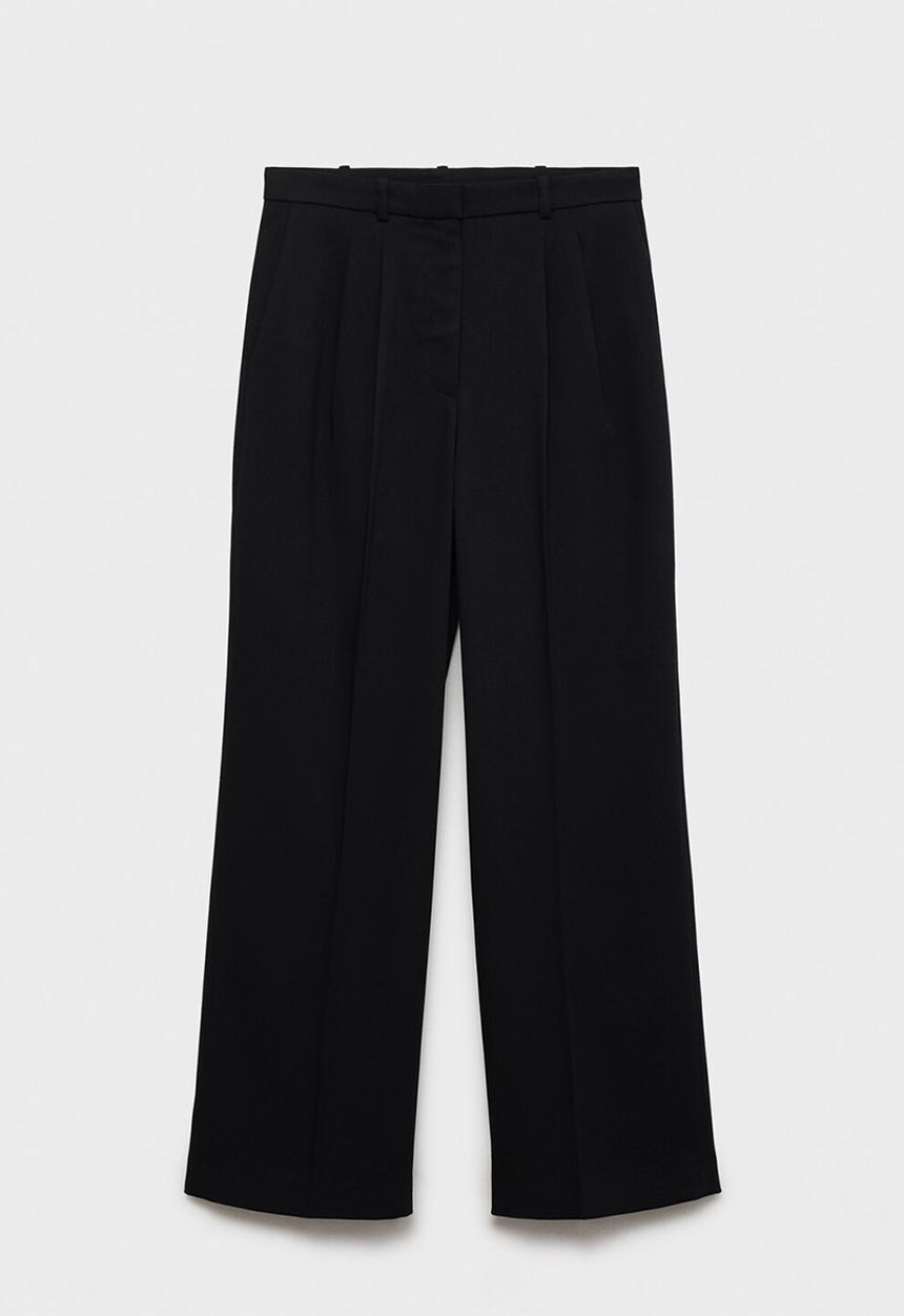 MANGO - Trousers cristi -  black