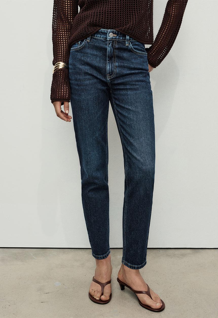 MANGO - Jeans newmom - denim blue