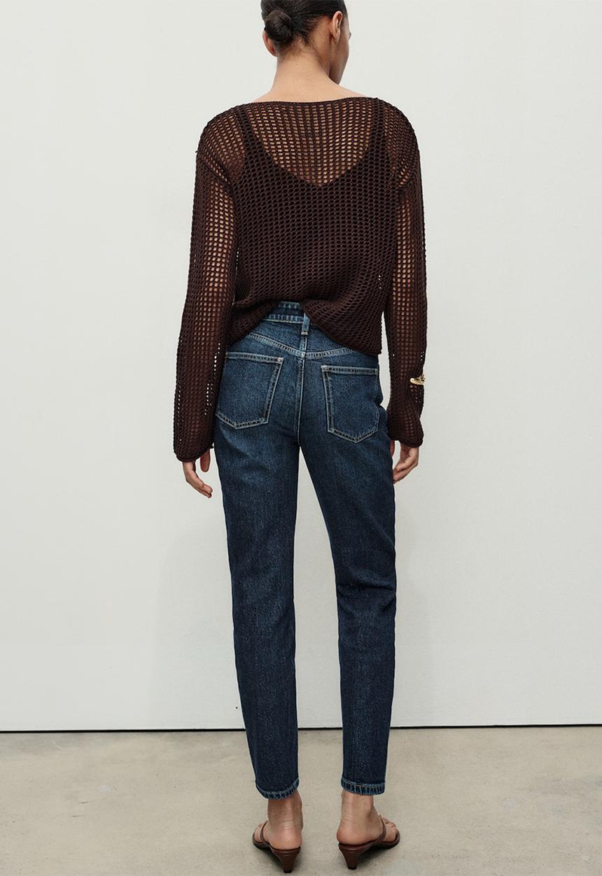 MANGO - Jeans newmom - denim blue