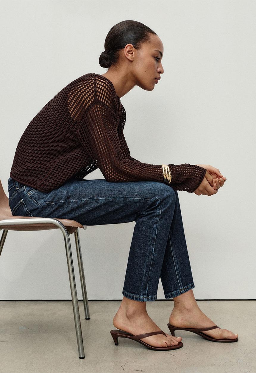 MANGO - Jeans newmom - denim blue