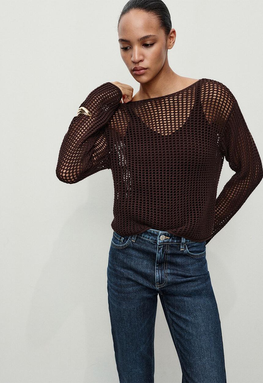 MANGO - Jeans newmom - denim blue